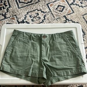 Size 6 Gap factory sage green shorts